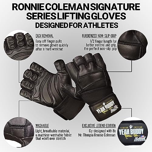 Image of Ronnie Coleman Signature Series Lifting Gloves (Medium)