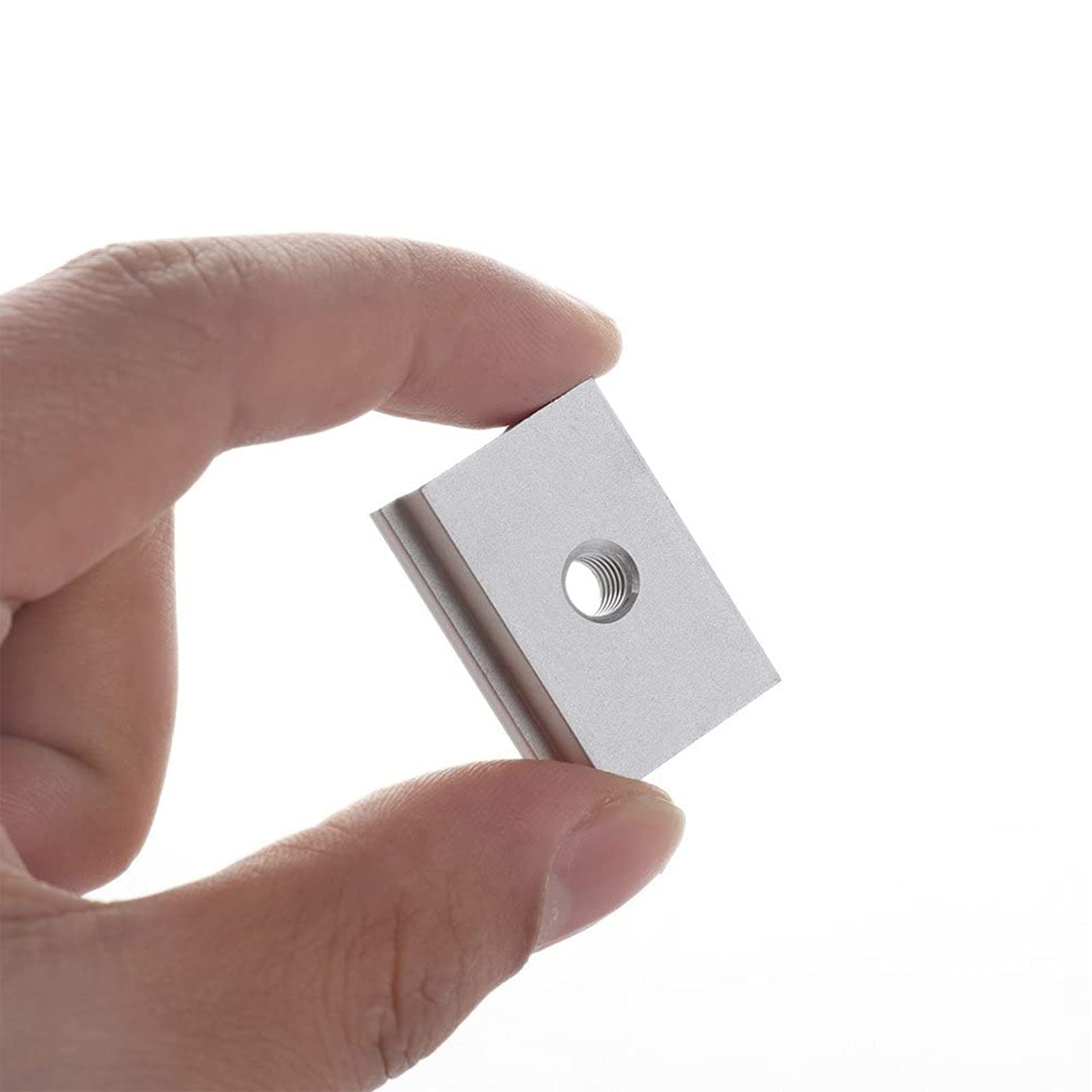 Ericrise 6 dadi a scanalatura a T M6, T-Track Slider dadi scorrevoli M6, T-Track in lega di alluminio, fissaggio a fessura per viti per strumento di lavoro del legno, 30 x 23 x 7,8 mm