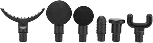 Juego de 6 cabezales de masaje de fascia, 0.748in, juego de cabezales de masaje muscular, cabeza de masaje, accesorio de repuesto para la cabeza de