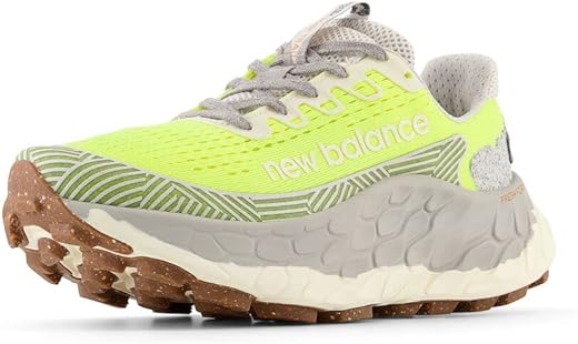 New Balance Men's Fresh Foam X More Trail V3 Running Shoe, Yellow/Concrete, 10