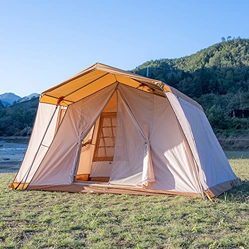 Carpa para camping familiar 3-4 personas, doble capa impermeable miniatura 2