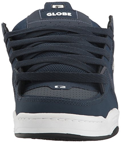Image of Globe Mens Fusion Skate Shoes, Navy /Red, 14 M US