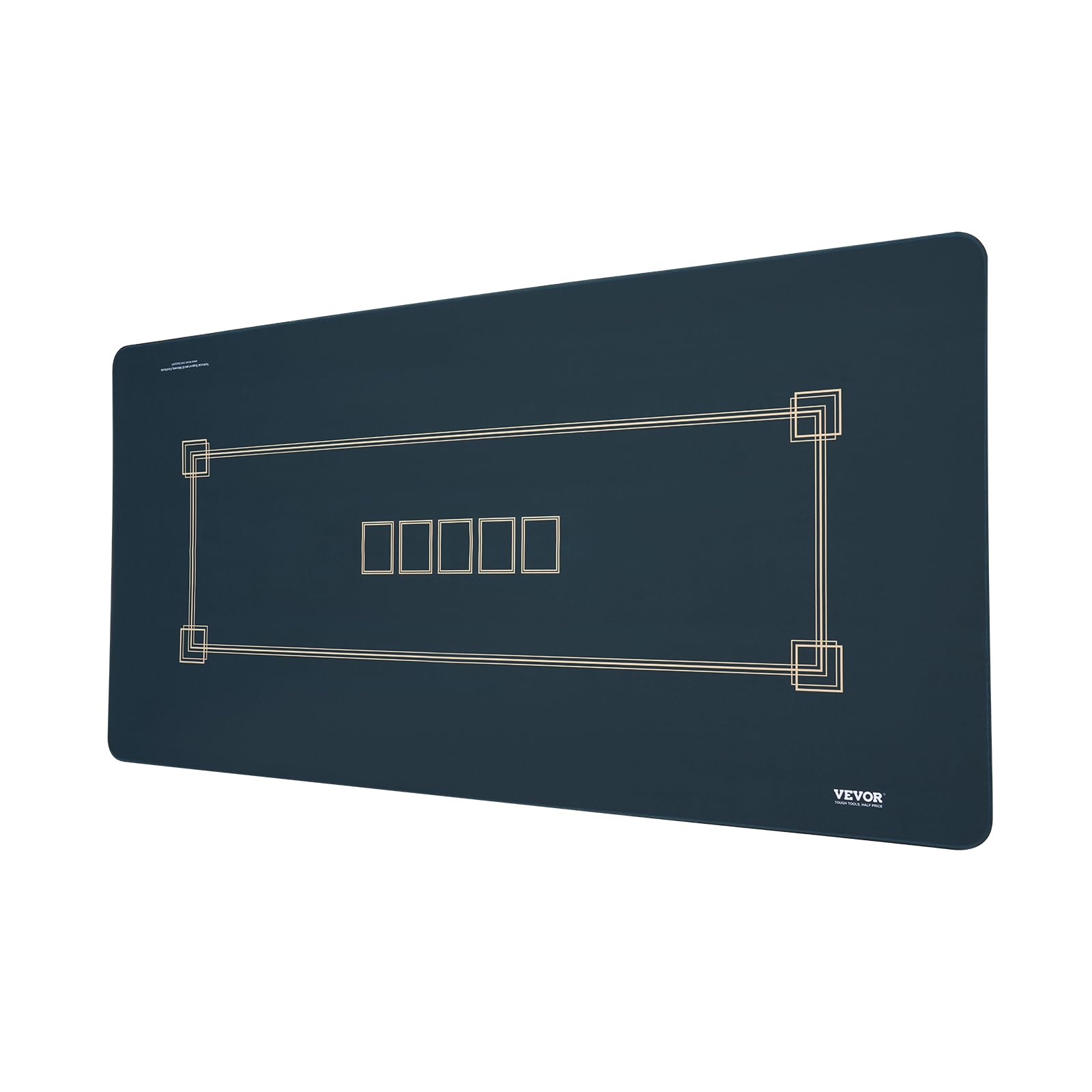 VEVOR Tapis de Poker Pliable 180x90 cm, Tapis de Jeu de Cartes pour 6 à 8 Joueurs avec Sac de Transport, Nappe de Table de Poker pour Jeux de Poker Étanche, Salle de Poker, Rectangulaire, Vert