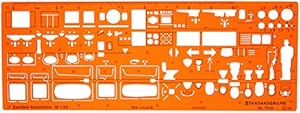 Standardgraph Sanitär Schablone 1:50 Nr. 7348