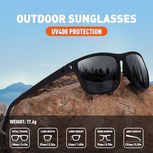 Wzerry Night Vision Glasses for Men, Yellow Tint Anti Glare Night Driving Glasses - Safe Driving Eyewear for Nighttime3