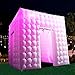 Xmaybang Inflatable Photo Booth Enclosure,（9.2X 9.2X 9.2Ft） with Led Light, Blower,for Advertising, Bars, Shopping Malls, Events, Trade Shows, Photo Booth Companies