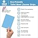 Nature Clean Non-Toxic Toilet Bowl Cleaners Strips 36 count, Plastic-Free Packaging, Natural Toilet Cleaner Septic Safe, Refresh Toilets & Bathroom. No Splash