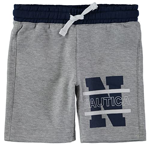 Short garçon Nautica gris chiné idéal pour le sport et l'école