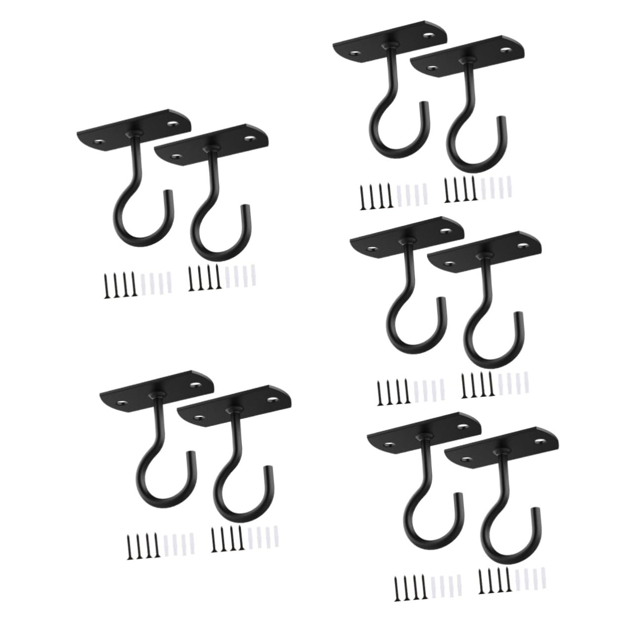 Toyvian 10 Ensembles Crochets pour Plantes Suspendues de Crochets Décoratifs pour Cuisines Support Pratique pour Pots de Fleurs Décorations Extérieures