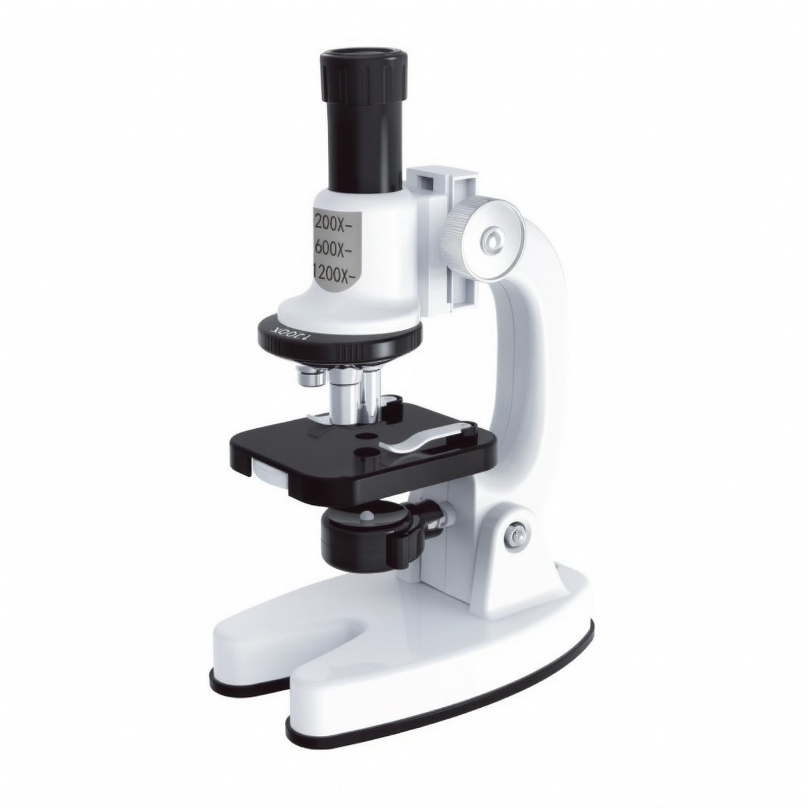 Microscopio con Illuminazione Elettrica Integrata Compatto Microscopio con Ingrandimenti Multipli Portatile per Osservazioni Biologiche