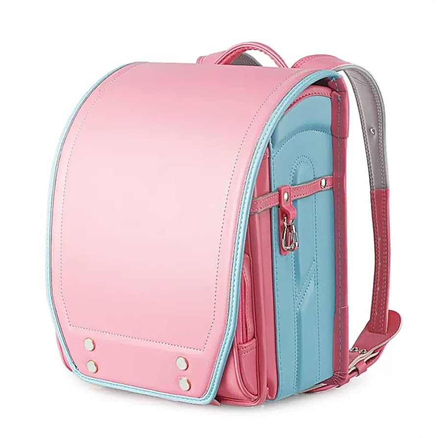 ランドセル　水色　ピンクステッチ ランドセル 水色 ピンクステッチ - メルカリ