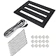 Effektpedalboard, Gitarren Effektpedal Board Legierung Metall Effekt Pedal Klettverschluss Configuration Tape Clamp Pedalkabel Guitar Effect Paste Gitarreneffektpedal Musikinstrumente Zubehör