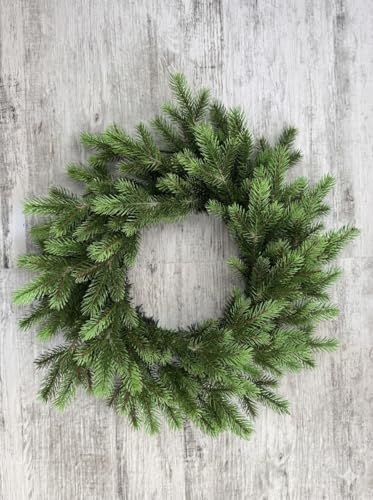 SMEREKA® Weihnachtskranz 45 cm – 100% Spritzguss Tannenkranz –...