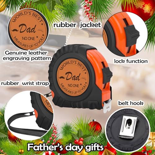 Leather Engraved 25FT Tape Measure