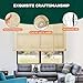 Bamboo Roller Blinds Shades,Outdoor Bamboo Roll Up,Vertical Lifting,Natural,Breathable,Waterproof Roller Shades for Privacy Protection,Sun Shade,Blackout,Ventilation,Easy Installation,34x72in（WxH