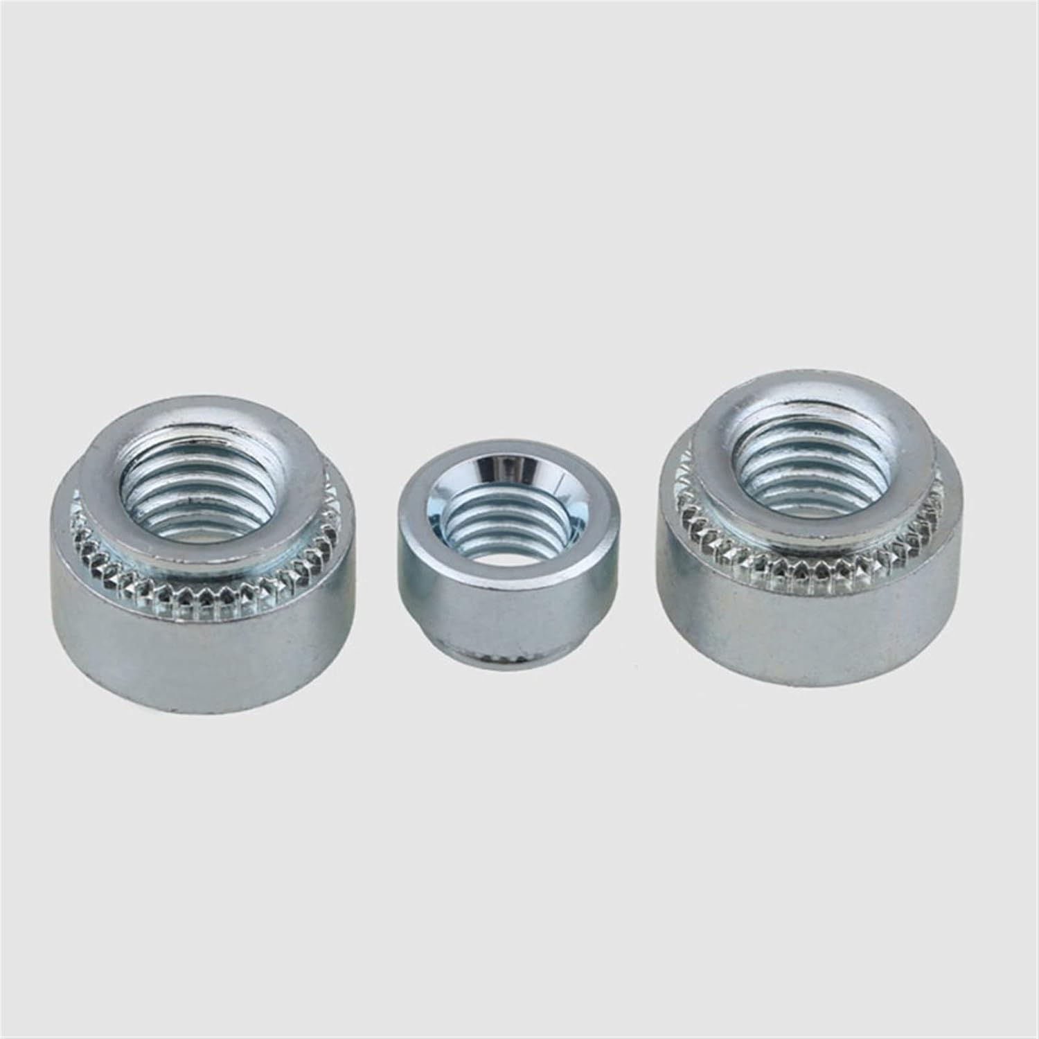 Lug nut Bright Zinc Stamping Rivet Nut Environmental Protection Galvanized Rivet Nut Self Clinching Nut ()