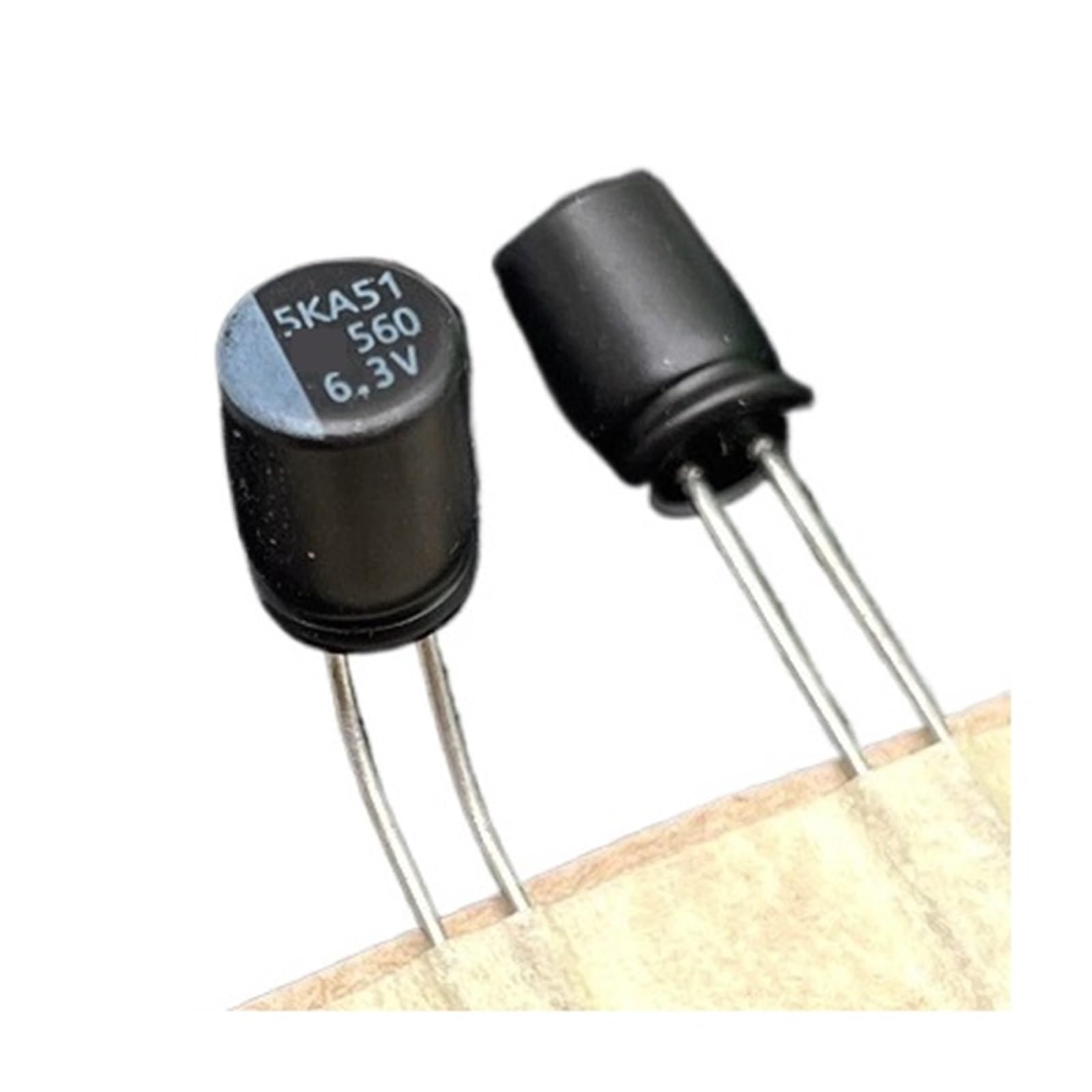Condensateur 560uf 6.3v solide noir anti surchauffe pour reparer vos circuits