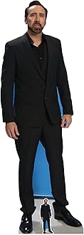 Star Cutouts Ltd CS757 Nicholas Cage Lifesize Cardboard Cutout, Multi Colour, Regular