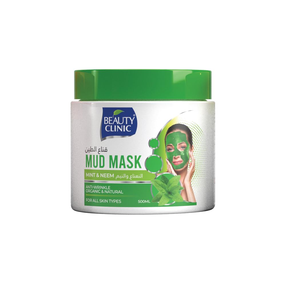 Beauty Clinic Mint and Neem Mud Mask for Women 500 ml