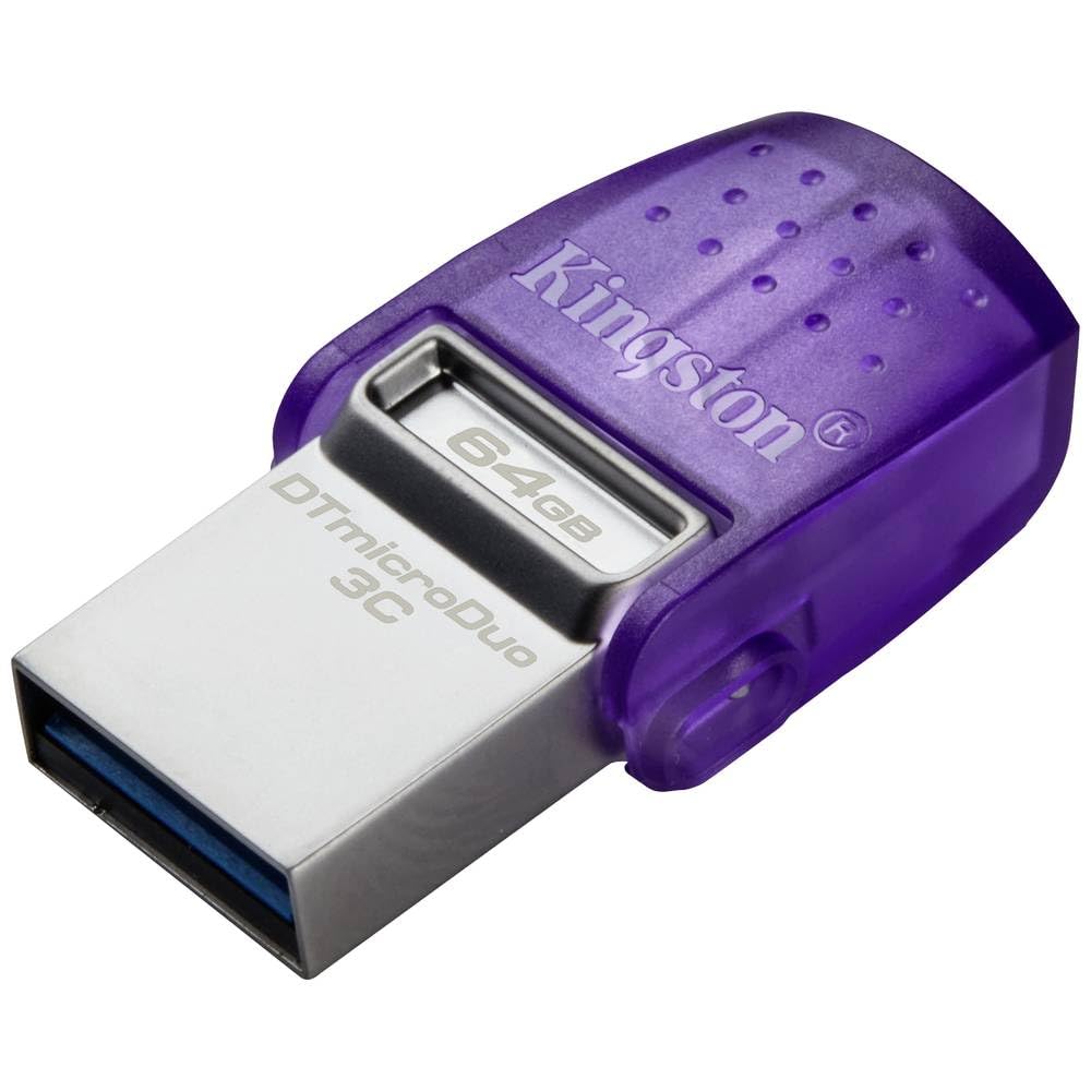 Kingston DataTraveler microDuo 3C 64GB USB-C & USB-A Flash Drive 200MB/s Read USB 3.2 Gen 1 Duo Connector DTDUO3CG3/64GB-picture-21