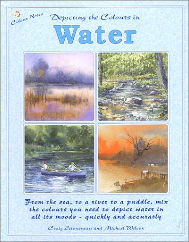 Couleurs dans l'eau décoration murale abstraite et design bleu
