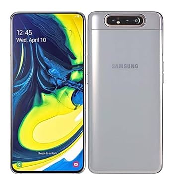Samsung Galaxy A80 Dual SIM - 128GB, 8GB RAM, 4G LTE, Ghost