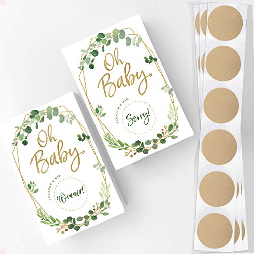 Juego de Baby Shower Scratch-Off con 30 tarjetas miniatura 4