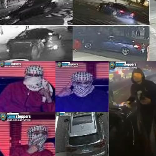 NYPD seeks 8 suspects and vehicles in fiery Queens street takeover Podcast By  cover art