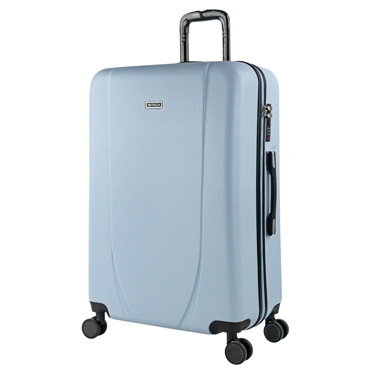 ITACA - Maleta de Cabina 55x40x20 - Maletas De Viaje Cabina Rígidas Trolley con 4 Ruedas Dobles para Avion Ligera Equipaje De Mano Candado de Combinación. Compatible Ryanair, Verde Menta — view 94