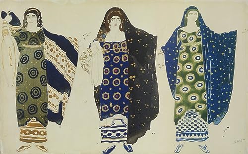 Peinture sur toile Œdipe au Colonus Leon Bakst pour remplacer les murs blancs vides