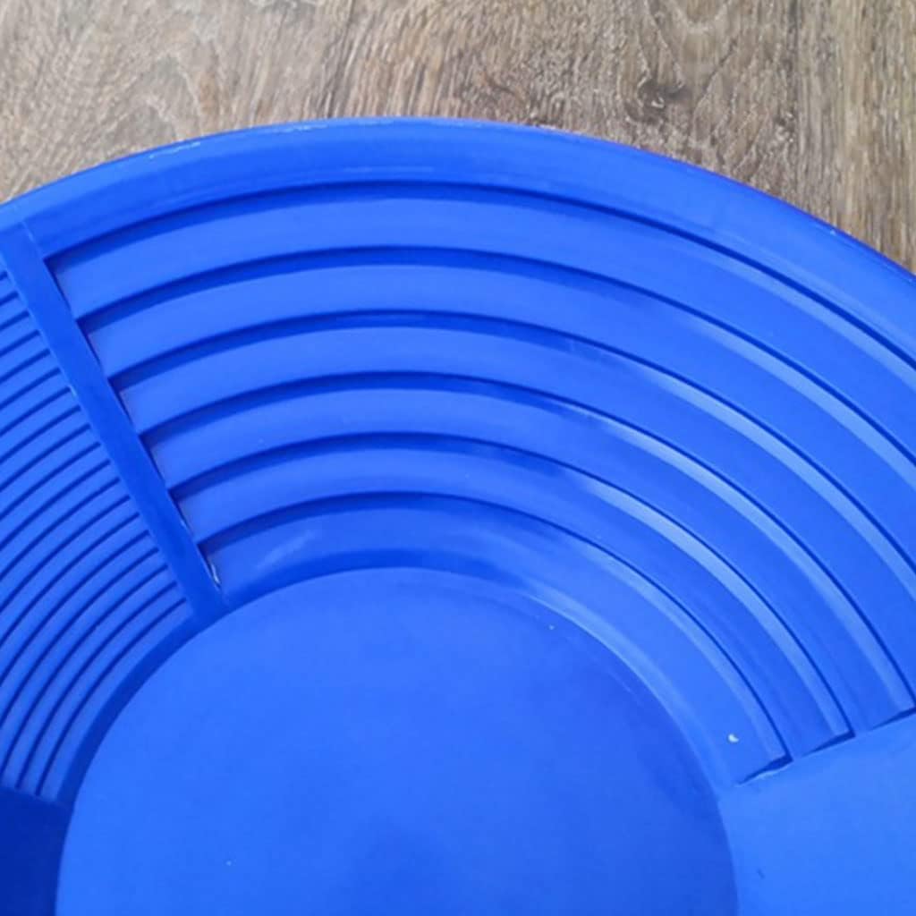 Portable Gold Pan Basin for W/Riffles Mining Pan Dredging Prospecting River Tool Wash Gold Panning Equipmen Basin Bowl