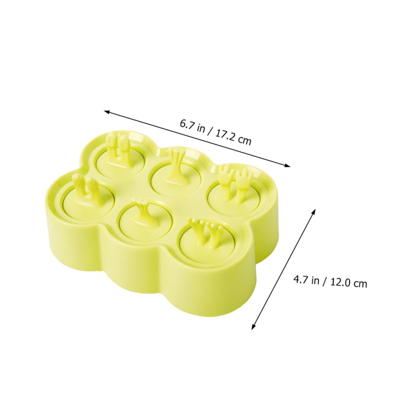 4ensembles Moules à Glace Silicone Lot de Design Animalier pour Soi-même Glaces Yaourts et Glaçons
