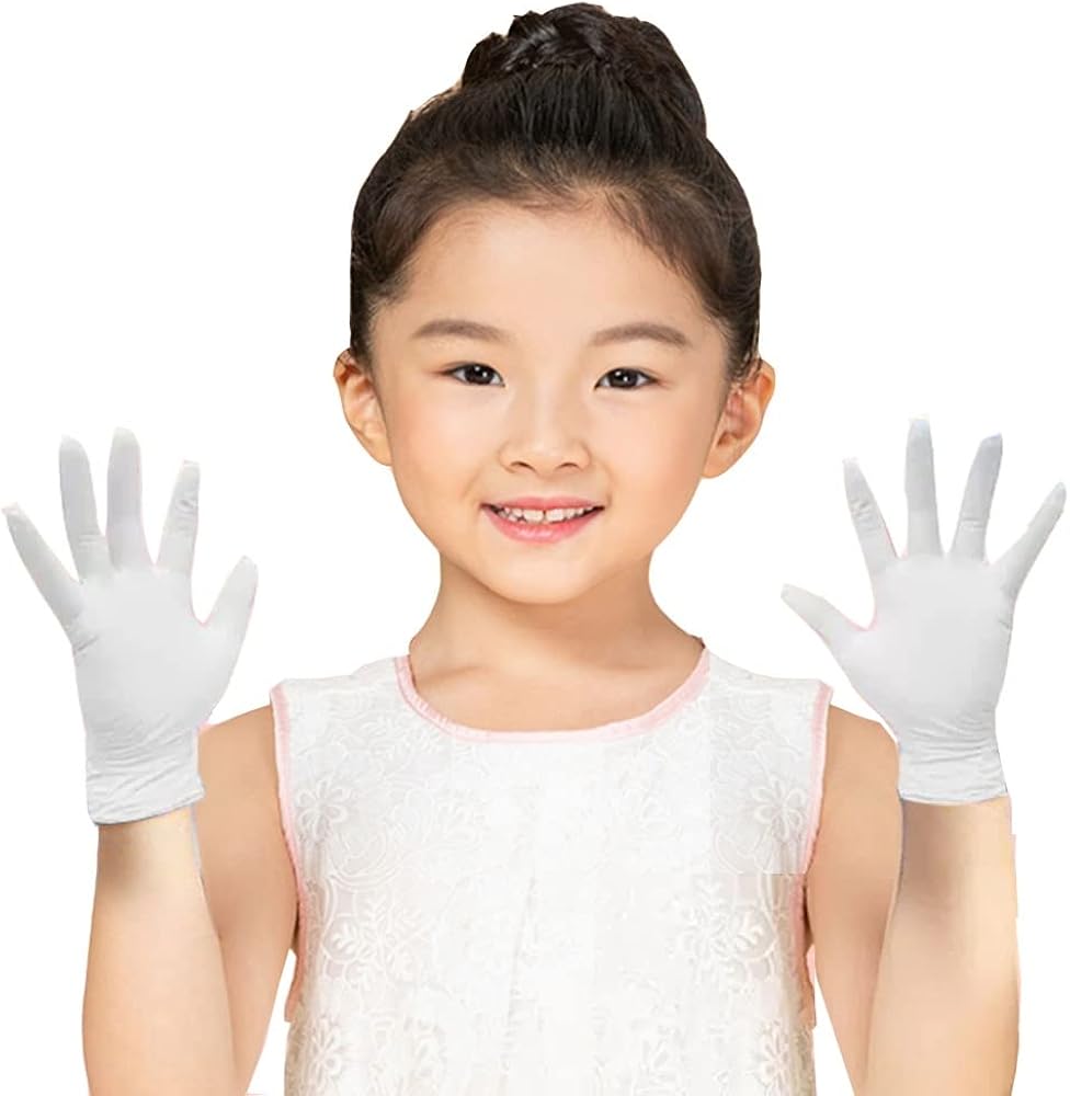 Amazon.co.jp: 子供用ニトリル手袋 使い捨て - ラテックス手袋 幼児