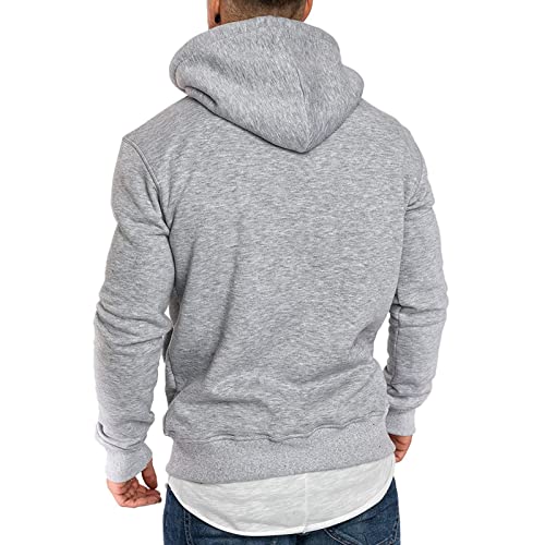 Sudadera con capucha y botones para hombre miniatura 4