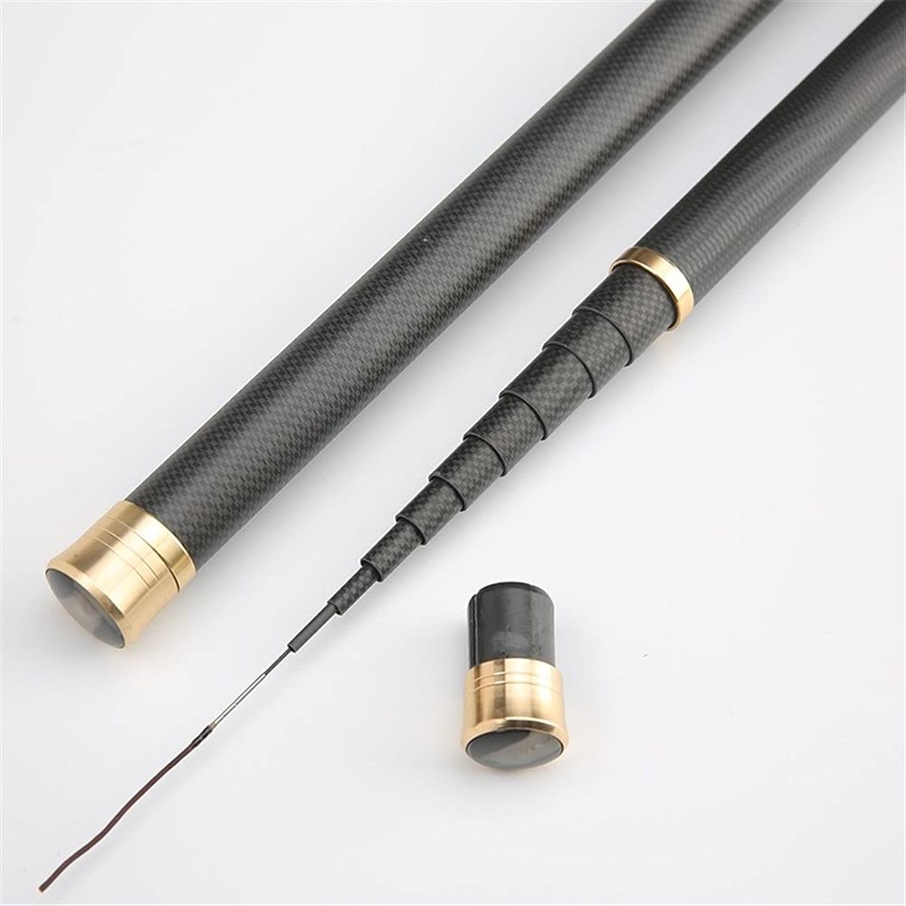 Canna da Pesca Fissa Super Hard Luce a Mano in Fibra di Carbonio Canna da Pesca telescopica Canna da Pesca 2.7M 3.6M 3.9M 5M 5.4M 6.3M 7.2M 8M 9M 10M Flusso Rod Canna da Pesca