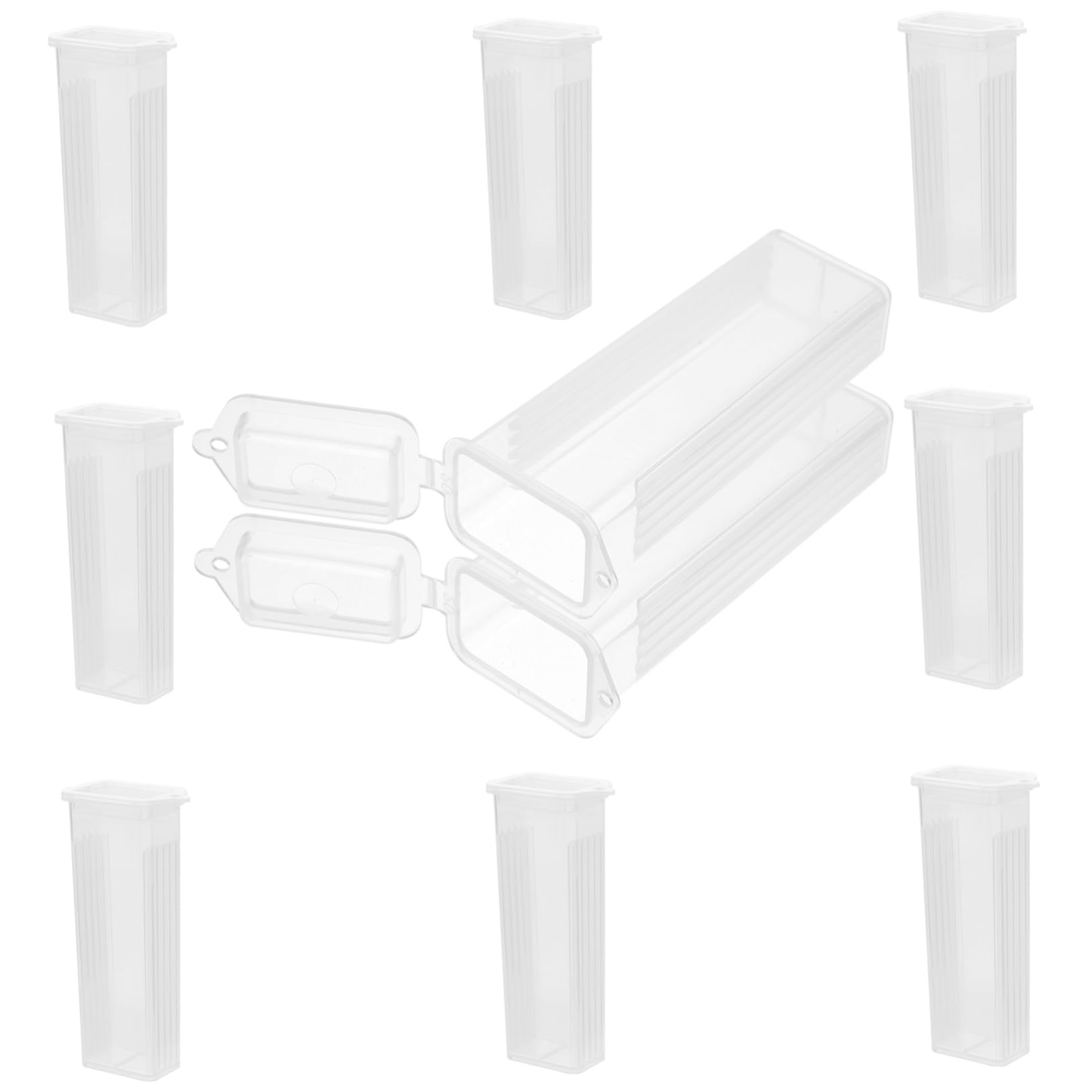 NAMOARLY 3sets Abs Slide Cases Pathological Slide Storage Box Easy Opening for Supplies 10pcs*3