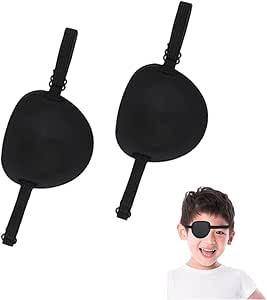 Juguta Augenklappen Set - 4 Stück Verstellbare Schlafmasken Für Kinder & Erwachsene