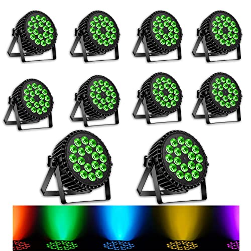 DELIBANG LED Par Scheinwerfer 200W 18 LED Bühnenlicht Strahler