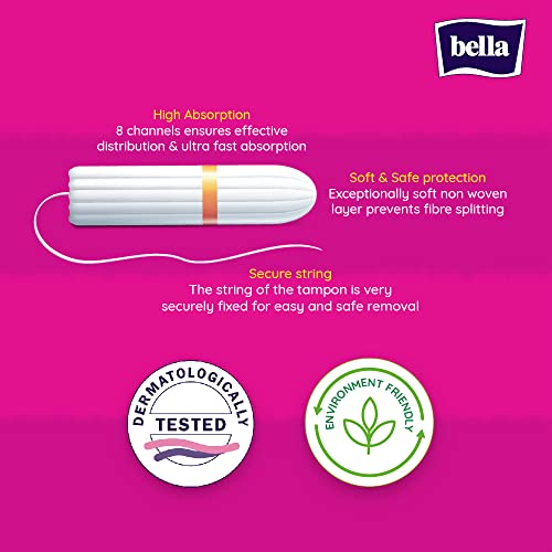 Bella Tampon Super for Women | High Absorption | Suitable For Heavy Flow| Soft & Safe Protection | Comfort Fit | Leakproof | Pack of 1 | 16 Pcs - Image 4