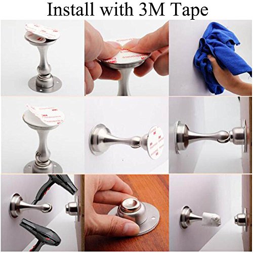 Folai, fermaporta magnetico in acciaio INOX