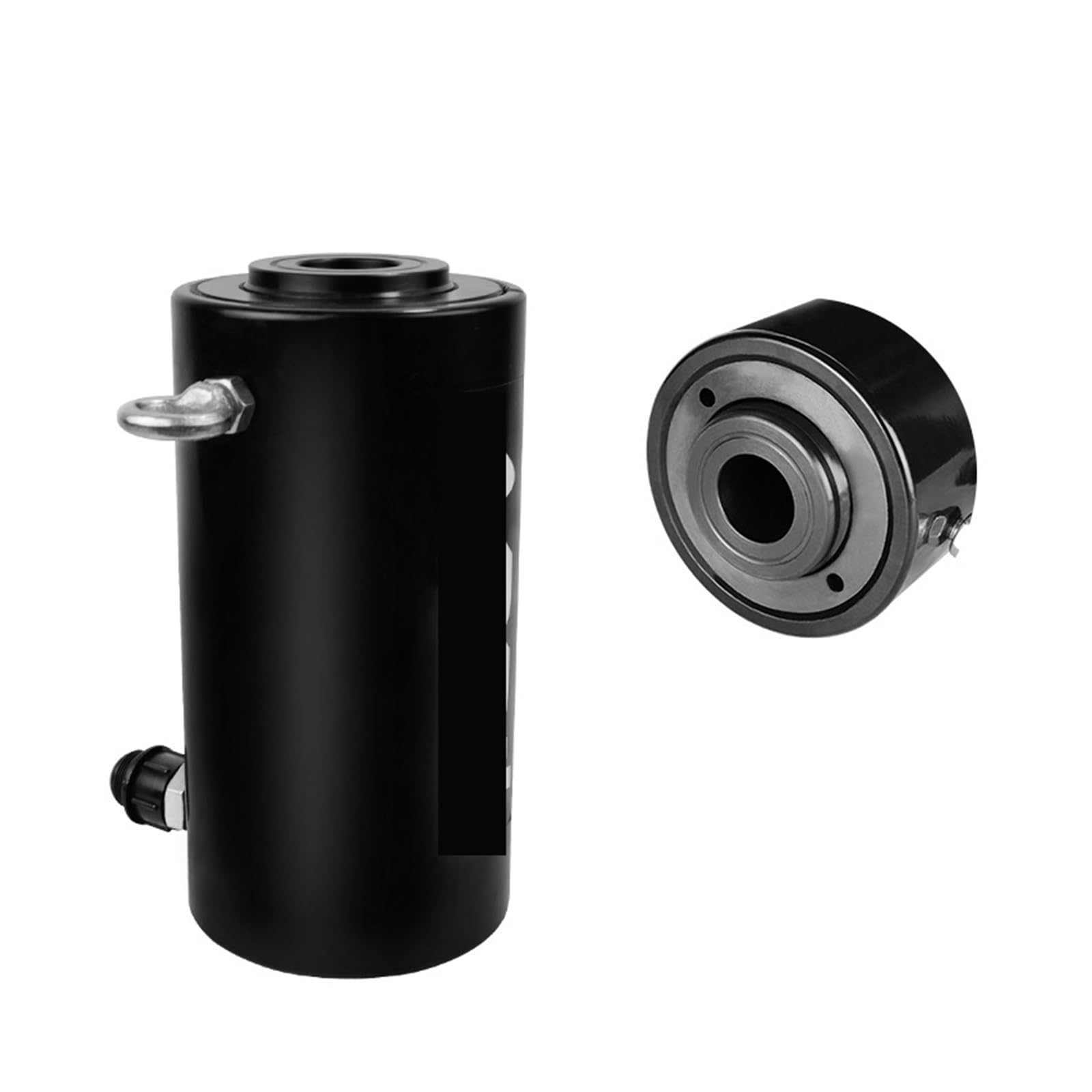 Prensa Hidráulica Cilindro hidráulico 30T, cilindro de ariete simple efecto hueco, cilindros elevación hidráulicos 100mm