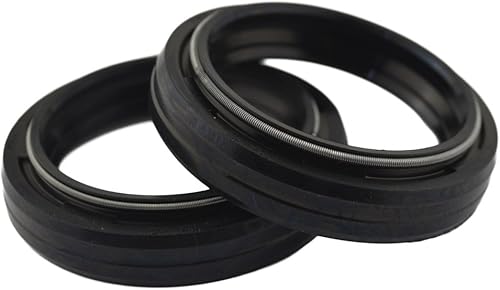 Miniatura 2 de AHL Kit de retenes de aceite de amortiguador de horquilla delantera 1.457 in x 1.929 in x 8/0.413 in para Suzuki GS500E GS500 E 1989-2000 GS550EF /