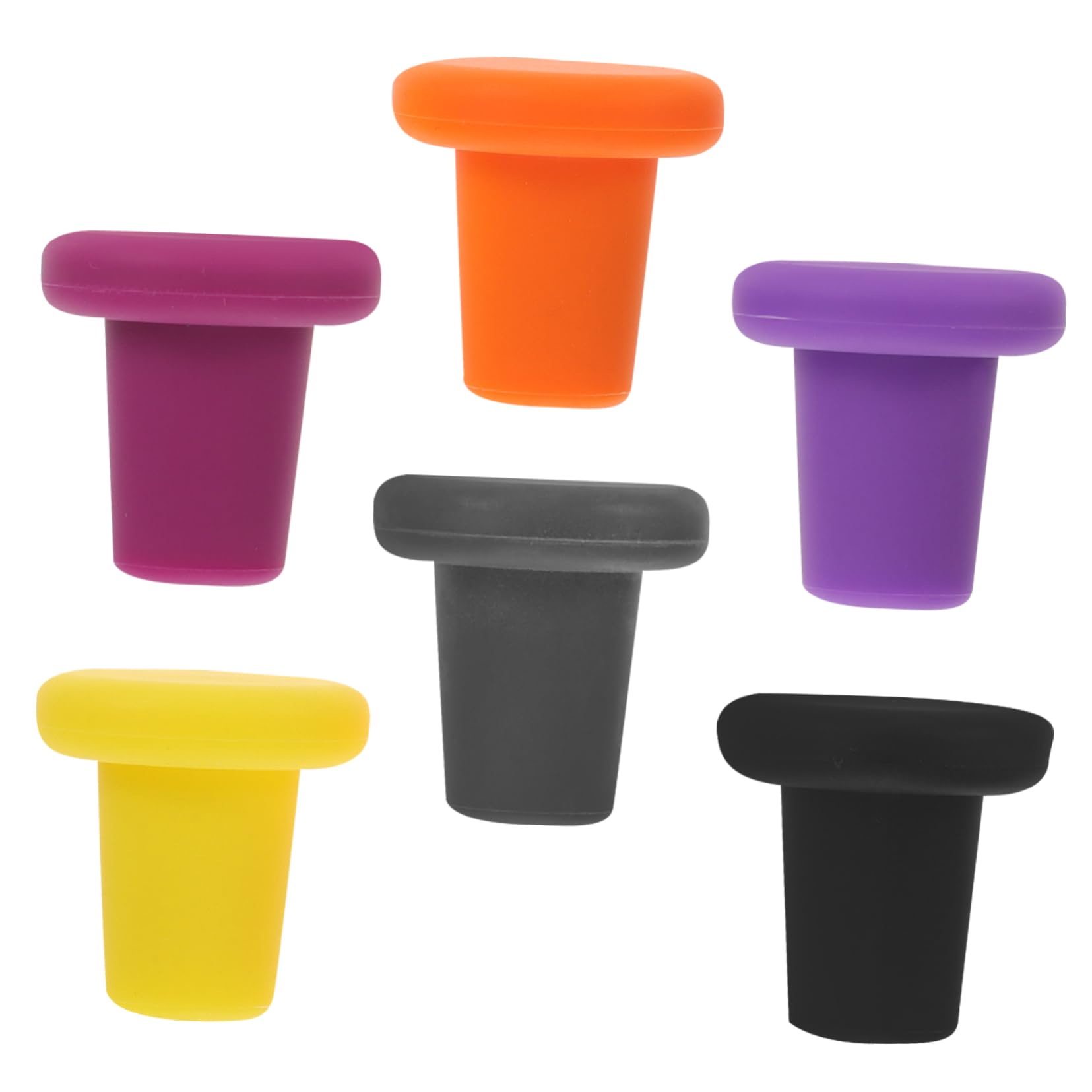 Cabilock Tapones De Silicona Selladores Reutilizables Tapones Compatible Tipo 6 Piezas X 4