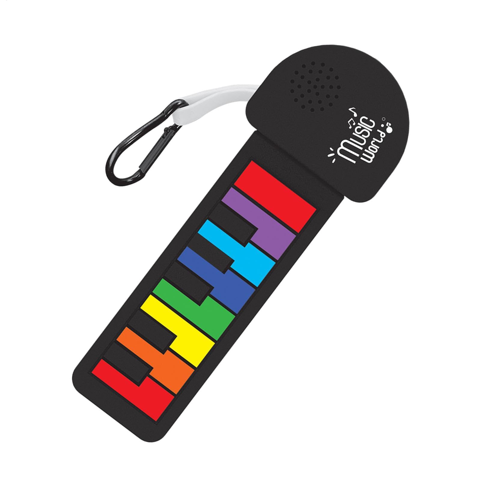 Small Roll up Piano,Foldable Silicone Piano Keychain Toy - Musical Instruments for Travel, School, Outdoor Activities, Home, Park