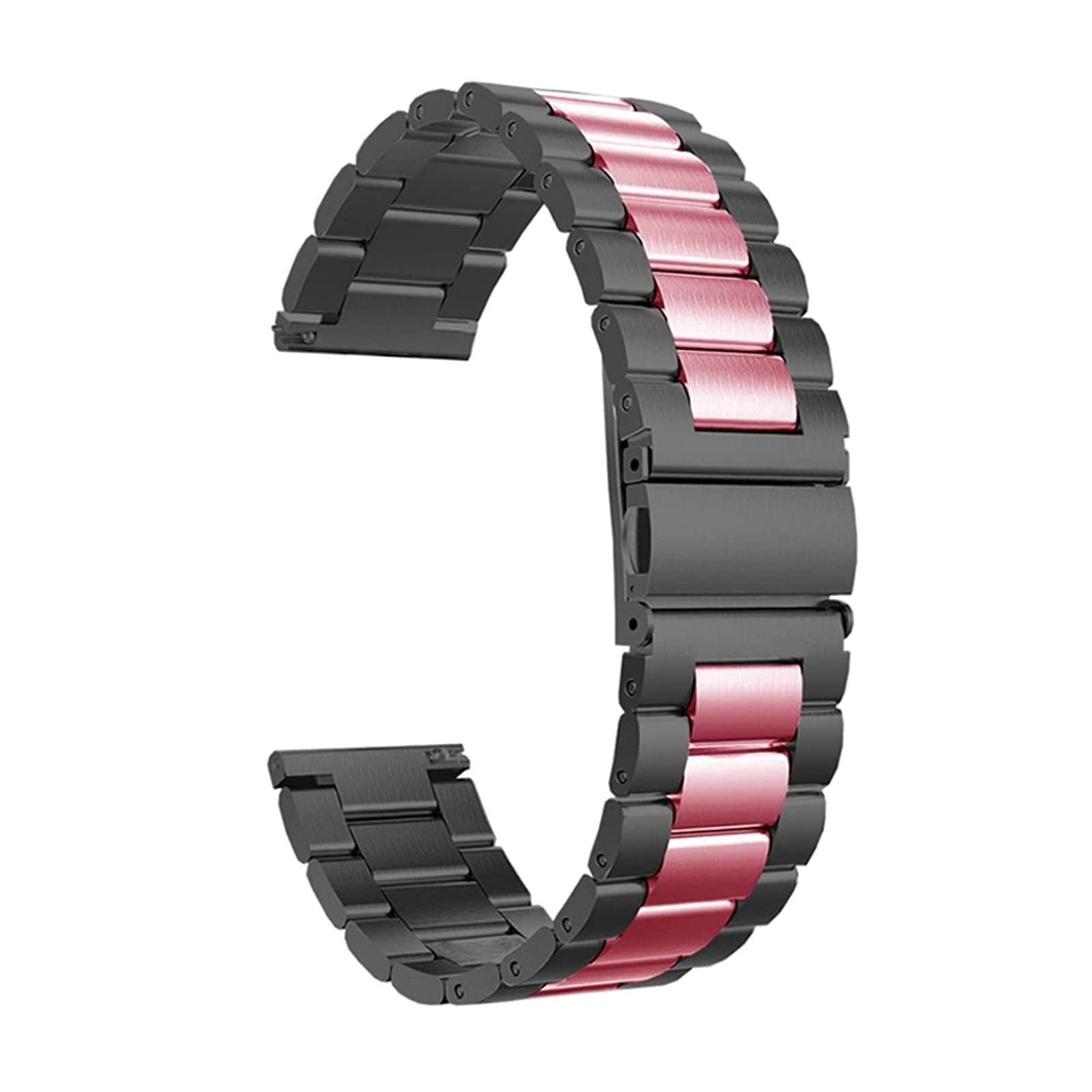 Braccialetto in Metallo Solido per Cinturino da Orologio, Sostituzione del Cinturino in Acciaio Inossidabile a Rilascio rapido 20 mm 22 mm Bracciale