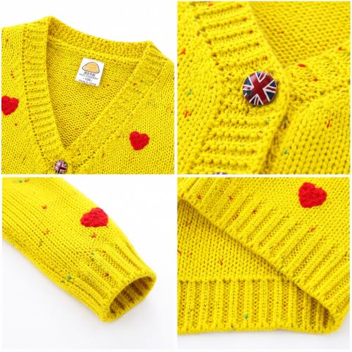Image of Mud Kingdom Girls Cardigan Sweaters Cute Colorful Love
