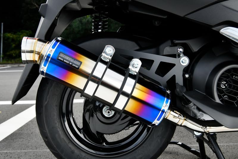BEAMS マフラー JOG125 R-EVO ヒートチタン フルエキゾースト ビームス