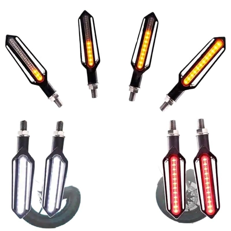 Clignotant de moto universel 12v ambre pour feux arrière