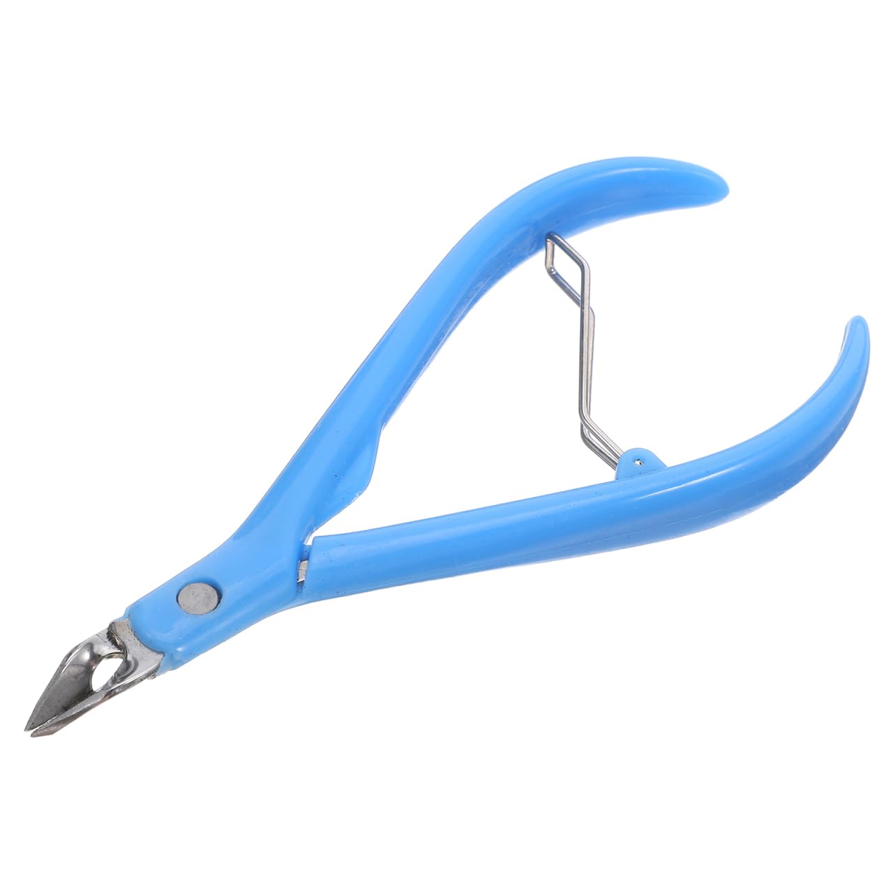 Baluue Professional Cuticle Nipper 4.25 Inch Dead Skin Cutter with Plastic Handle for Precise Manicure and Pedicure Nail Care Tool