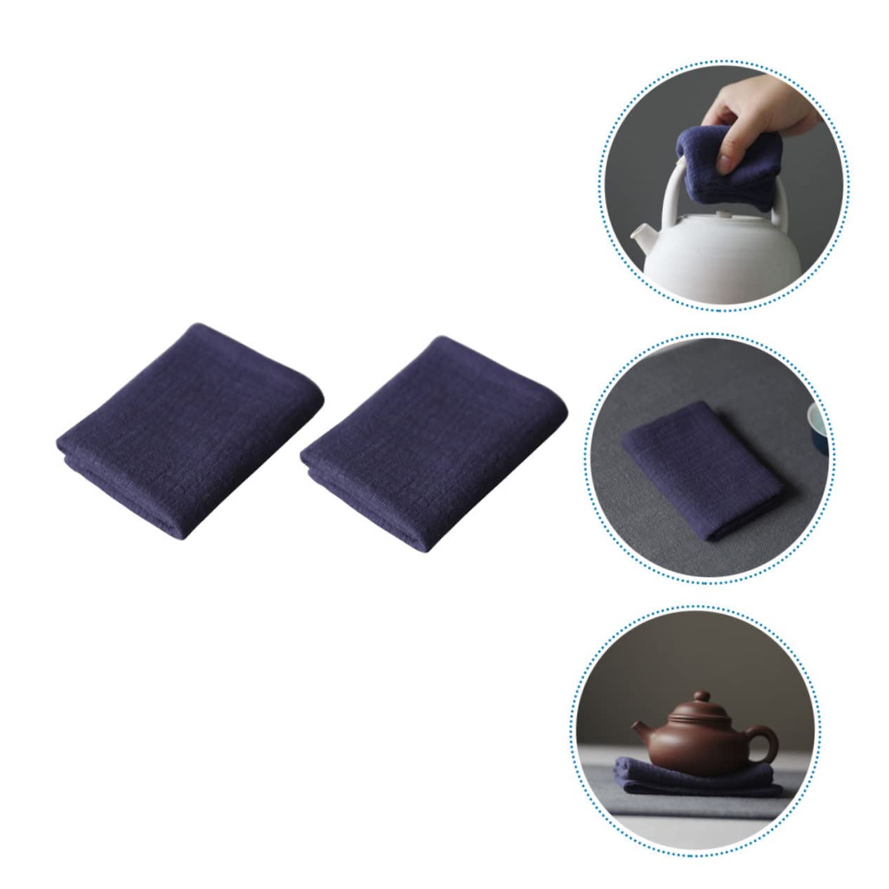 FRCOLOR 10 Piezas Paño De Cocina Paños De Cocina De Microfibra Trapos De Limpieza De Microfibra Paño para Lavar Platos Paños De Cocina Amarillos Trapo De Limpieza Sabana De Algodon Blue